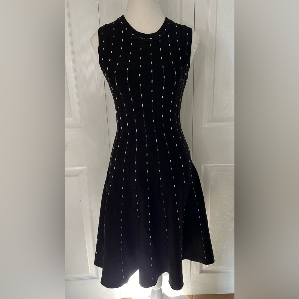 NWT Joe Fresh Black Fit and Flare Sleeveless Dress XS